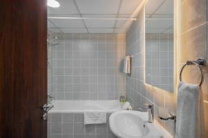 Koupelna v ubytování Furnished Studio In Arch Tower, Jlt Near Metro