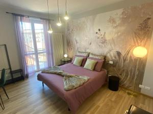 Postel nebo postele na pokoji v ubytování Inn Alba