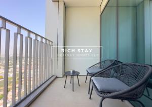 Balkón nebo terasa v ubytování Incredible 1BR, Downtown Views II near Dubai Mall