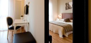 Voodi või voodid majutusasutuse Hotel Belvedere Thiene toas