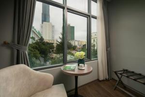 Istumisnurk majutusasutuses Ping Hotel