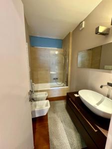 Koupelna v ubytování B&B L'Orizzonte