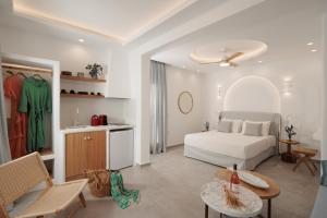 A bed or beds in a room at Agia Anna Living