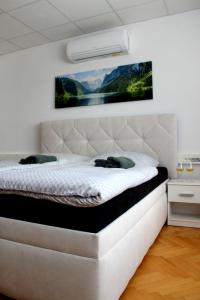 Postel nebo postele na pokoji v ubytování Apartmán Stummerova