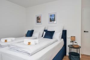 Postel nebo postele na pokoji v ubytování Villa Laganini Apartment 2&4