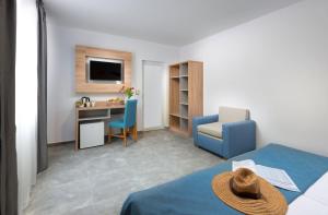 TV a/nebo společenská místnost v ubytování Martinez Hotel All Inclusive