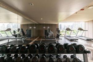 Fitnes oz. oprema za telovadbo v nastanitvi bts thong lor 游泳池-免费无线网络