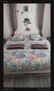 Postel nebo postele na pokoji v ubytování agnës