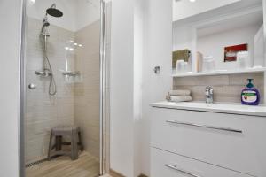 Kúpeľňa v ubytovaní Apartmány Děčín