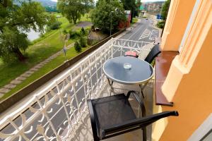 Balkón alebo terasa v ubytovaní Apartmány Děčín