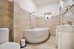 Kúpeľňa v ubytovaní Apartmány Děčín