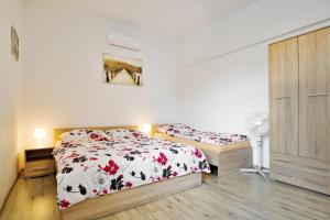 Posteľ alebo postele v izbe v ubytovaní Apartmány Děčín