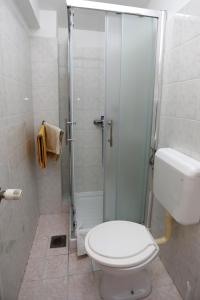 Koupelna v ubytování Apartmani Ivan Pula