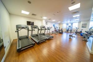Fitness centrum a/nebo fitness zařízení v ubytování Premier Inn Abu Dhabi Airport Business Park