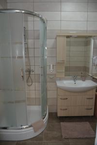 Koupelna v ubytování Apartmani Tomić