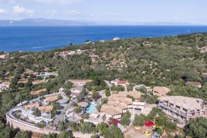 an aerial view of a resort with the ocean at Paco's Resort Luxury Villa 19 in Oziás