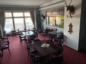 Ruang duduk di Hotel Černý Orel Žatec