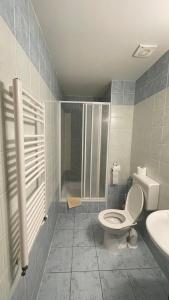 Koupelna v ubytování Hotel Černý Orel Žatec