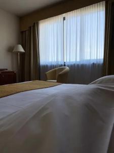 Una cama o camas en una habitación de Phi Hotel Cavalieri
