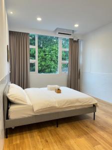 Letto o letti in una camera di Simple Dog Bungalow