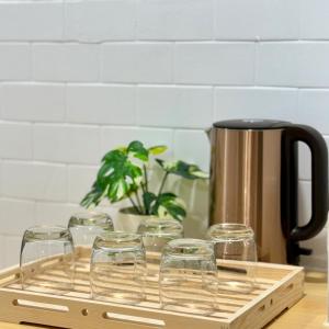 Set per la preparazione di tè e caffè presso Simple Dog Bungalow