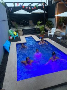 Bazén v ubytování Hotel Pacuare Turrialba nebo v jeho okolí