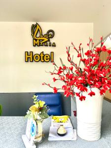 Certifikát, hodnocení, plakát nebo jiný dokument vystavený v ubytování Maria Hotel