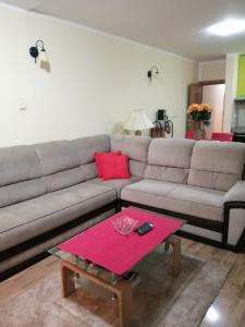 Гостиная зона в Riviera Apartment Budva