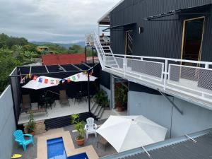 Balkón nebo terasa v ubytování Hotel Pacuare Turrialba