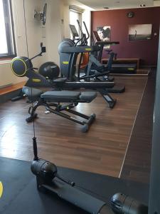 Fitness centrum a/nebo fitness zařízení v ubytování Steigenberger Graf Zeppelin