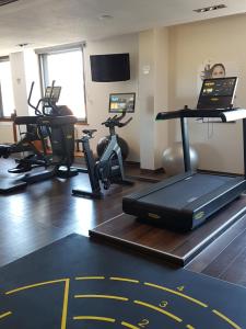 Fitness centrum a/nebo fitness zařízení v ubytování Steigenberger Graf Zeppelin