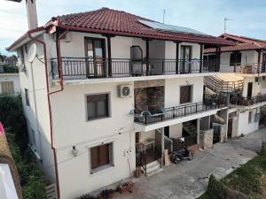 Budova, kde se aparthotel nachází