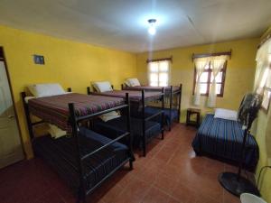 Dviaukštė lova arba lovos apgyvendinimo įstaigoje Yaxlik River Lodge