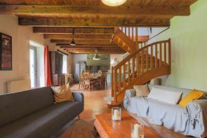 Χώρος καθιστικού στο Cornouaille / Domaine la Blanche Hermine