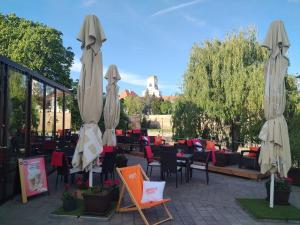 A garden outside Hotel ICON
