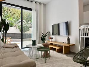 TV/trung tâm giải trí tại Athéna Appartement