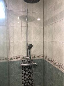 Maison du bonheur في فيليرز سور مارن: دش مع رأس دش في الحمام