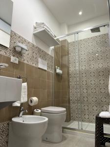 Vonios kambarys apgyvendinimo įstaigoje HZ bed & breakfast and apartments