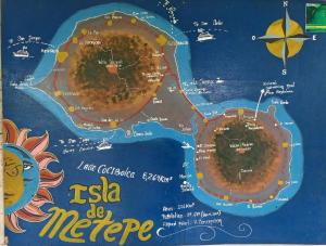 Balgue的住宿－Finca Magdalena Eco Lodge，女岛地图