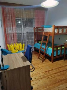 Postel nebo postele na pokoji v ubytování Nina