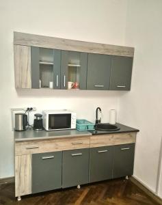 A kitchen or kitchenette at Centrum House Hostel