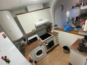 Kuchyň nebo kuchyňský kout v ubytování Marina Apartment Beach
