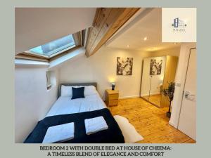 a bedroom withoked bed at house of chagall a timeless blend of elegance at The Chambers Presents Long stay Offers in Leeds