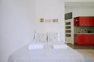 Posteľ alebo postele v izbe v ubytovaní Atelier Herbst by Noclegi Renters