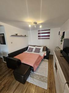 Postel nebo postele na pokoji v ubytování Apartment Medved
