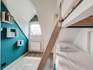 Posteľ alebo postele v izbe v ubytovaní Escapade marine a carnac Maison 4 personnes toute équipée, au calme entre plage et ville