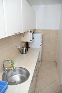 Kuchyň nebo kuchyňský kout v ubytování APARTMENTS ANDREA
