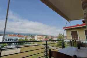 Balkón nebo terasa v ubytování Zeusplace Leptokarya Seaside Apartment