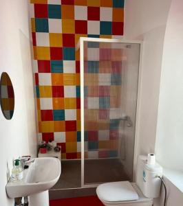 Koupelna v ubytování Riad Tazi Casablanca