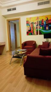 Posezení v ubytování Crystal Hotel